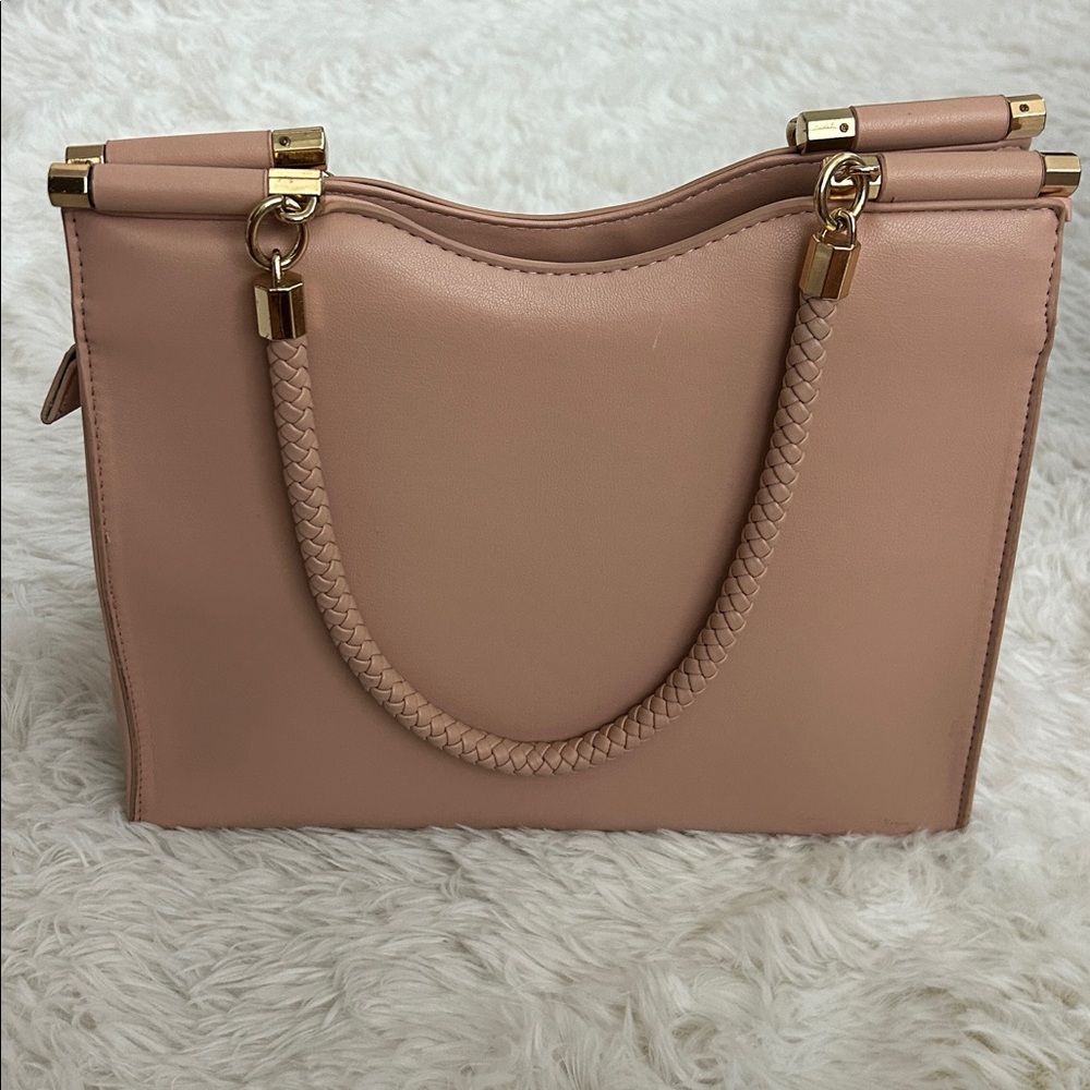 Bebe Pink Quilted Women's Bag - Picture 2 of 6